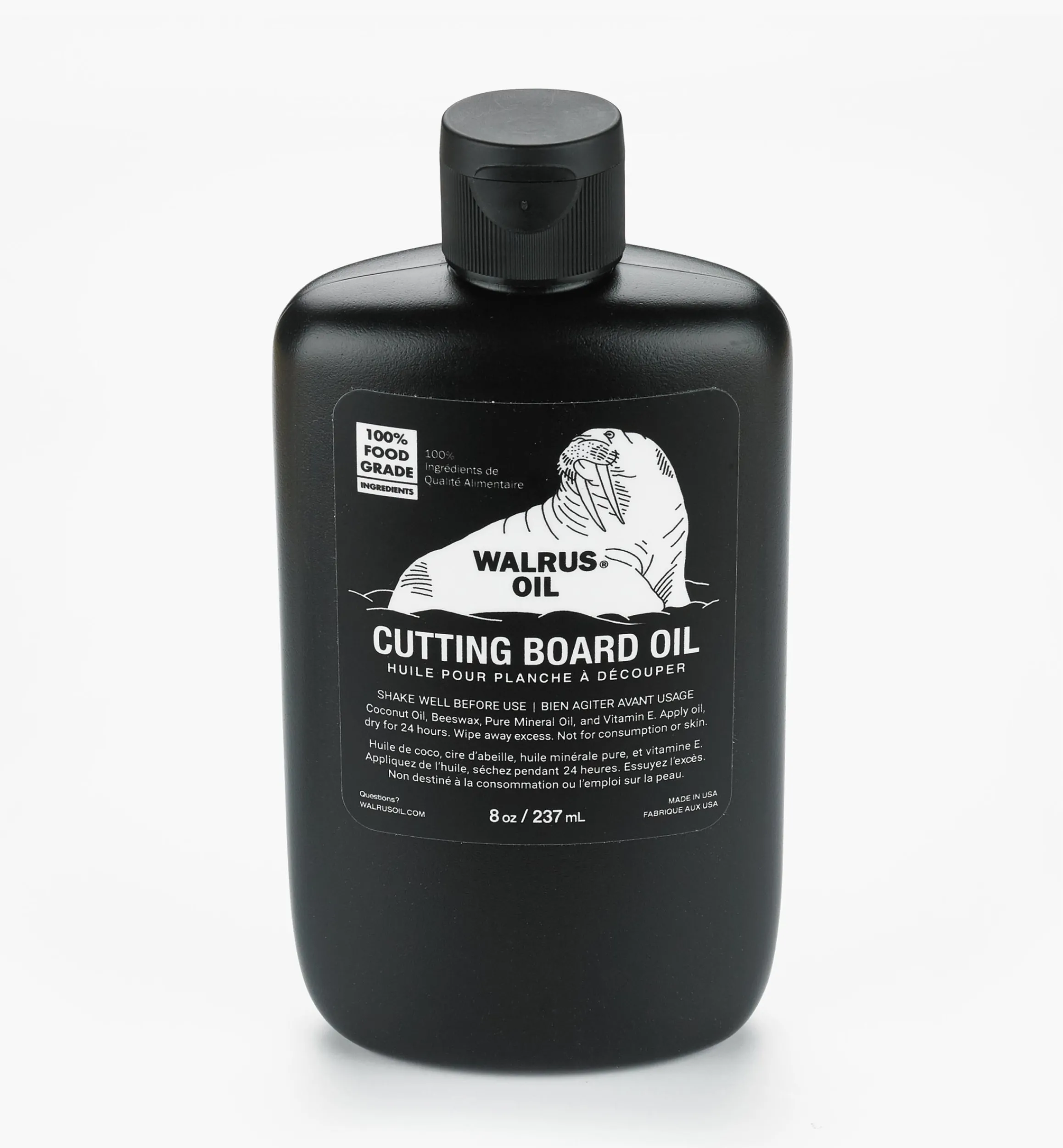 Lee Valley Supplies>Walrus Oil Cutting Board Oil