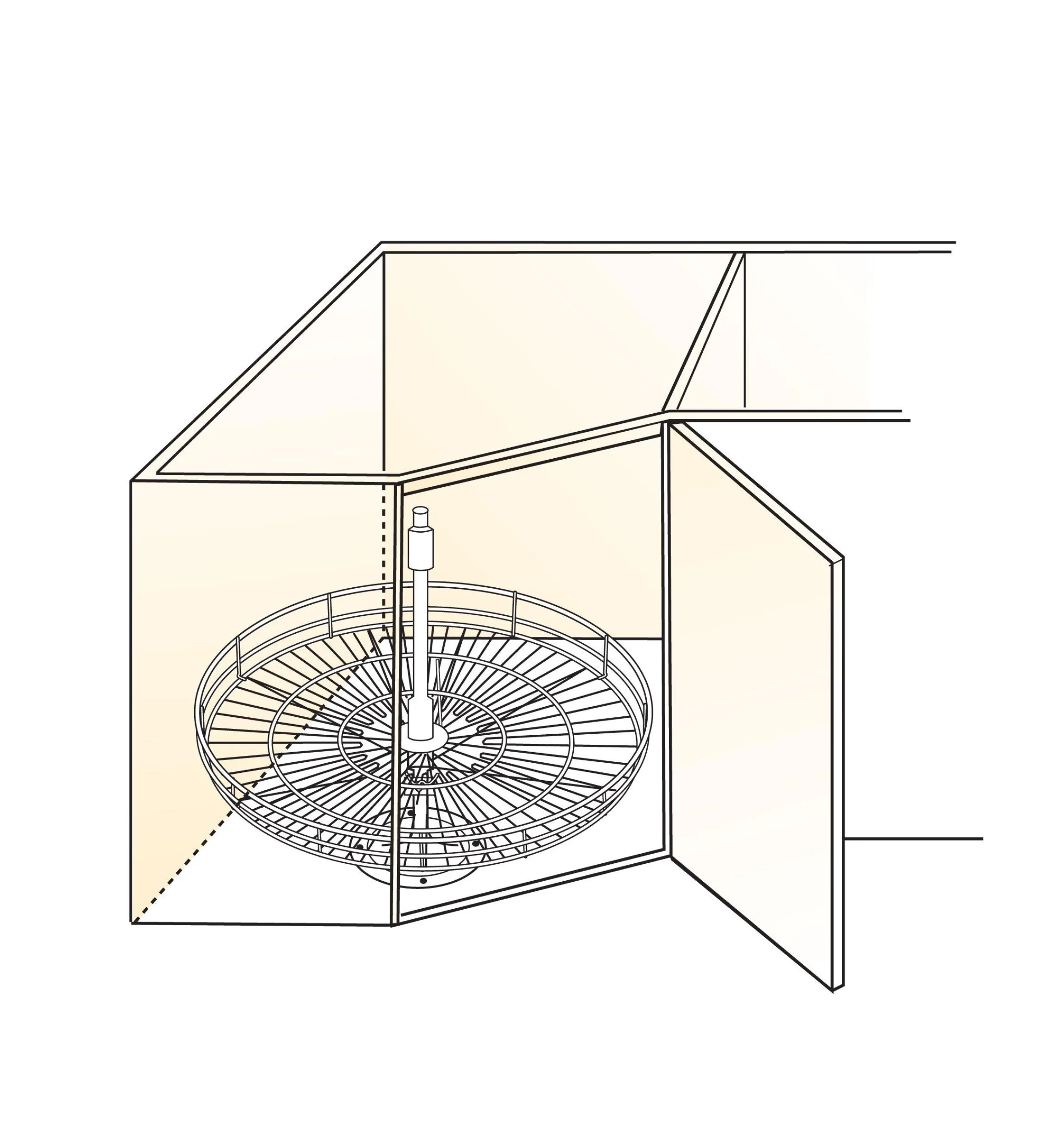 Lee Valley Kitchen Hardware>Wire Carousels