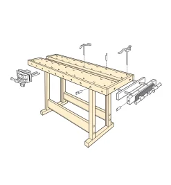 Lee Valley Plans>Workbench Plan